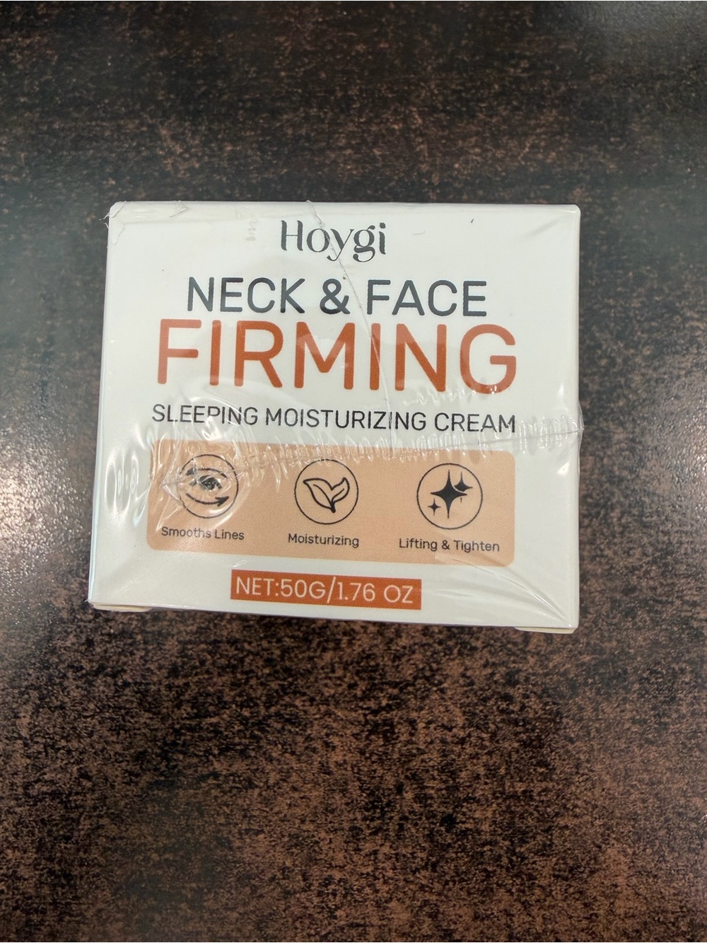 Neck & Face Firming Sleeping Moisturizing Cream — Beige